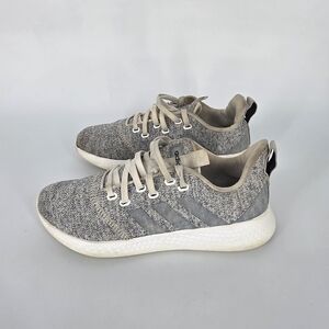Adidas Puremotion Running Shoes Women's 9.5 Gray Knit Cloudfoam FY8223